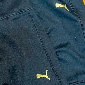 Bundle of 2 Puma Leggings - Women’s Size Large - Black with a Gold Puma Logo